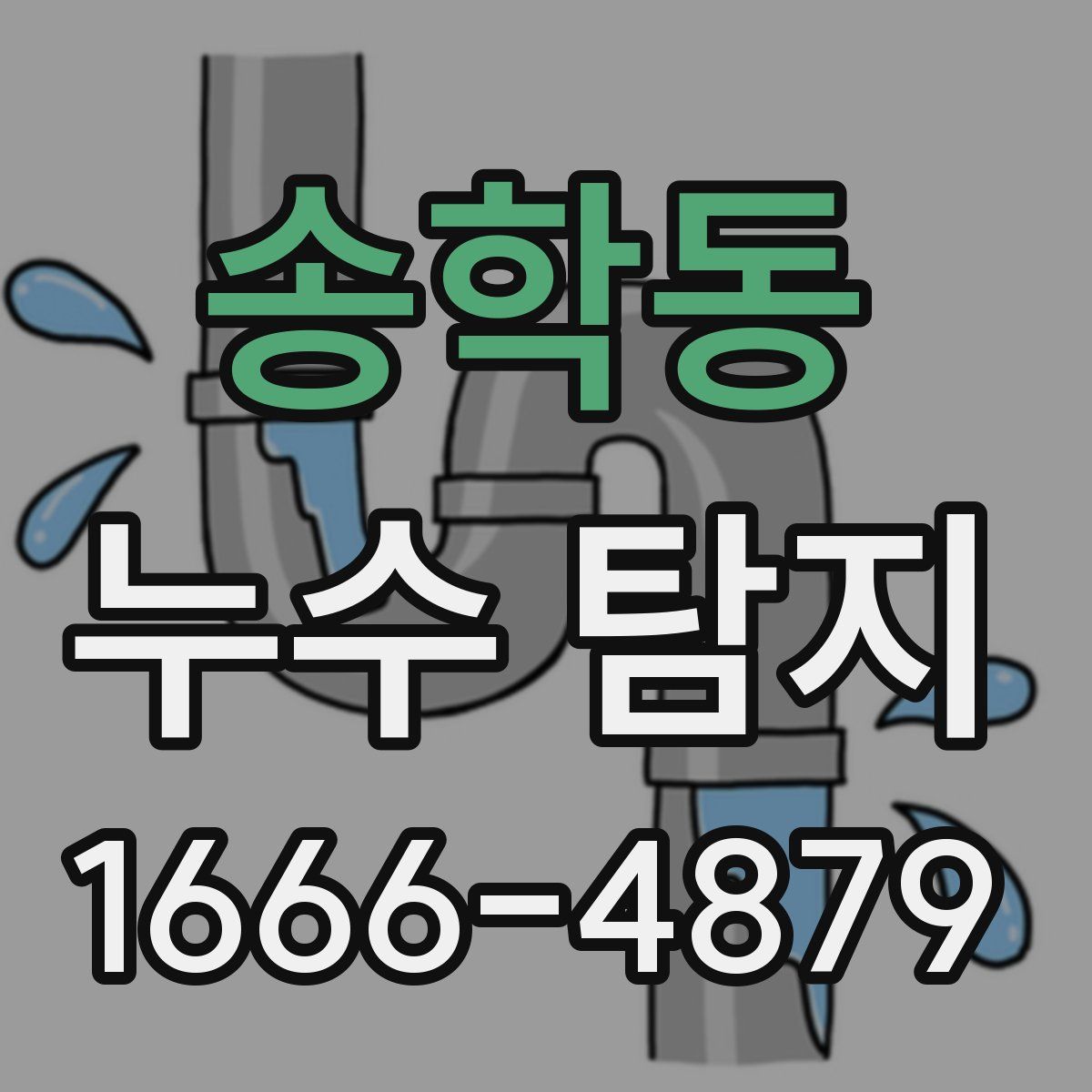 송학동 누수 탐지