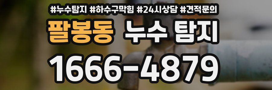 팔봉동 누수 탐지