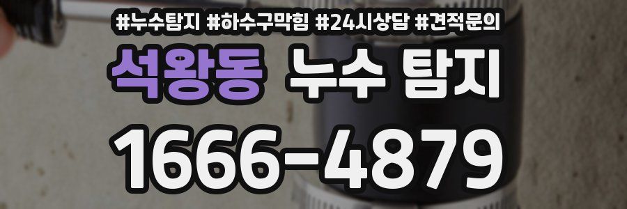 석왕동 누수 탐지