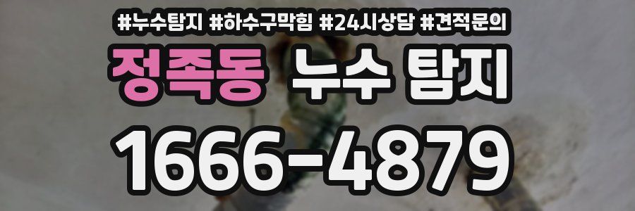 정족동 누수 탐지