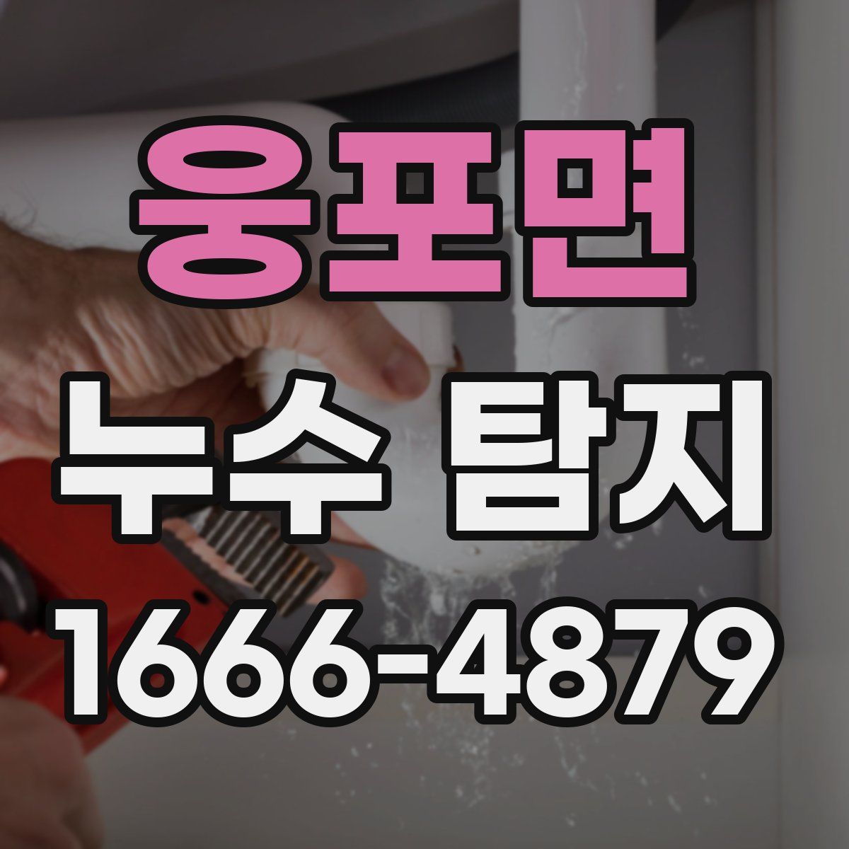 웅포면 누수 탐지