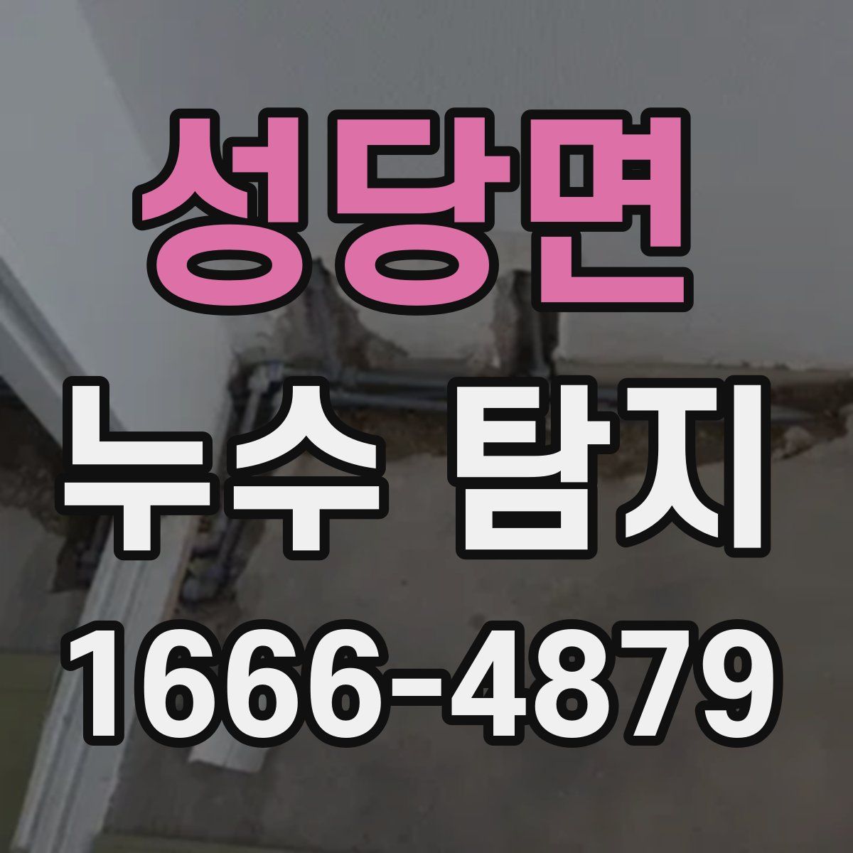 성당면 누수 탐지