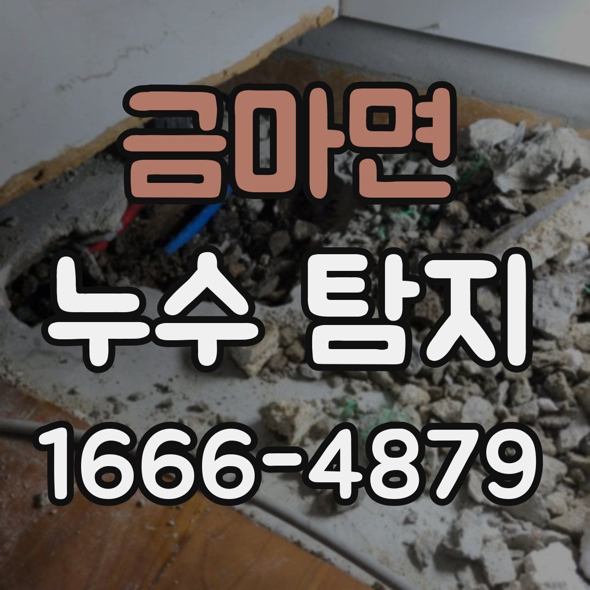 금마면 누수 탐지