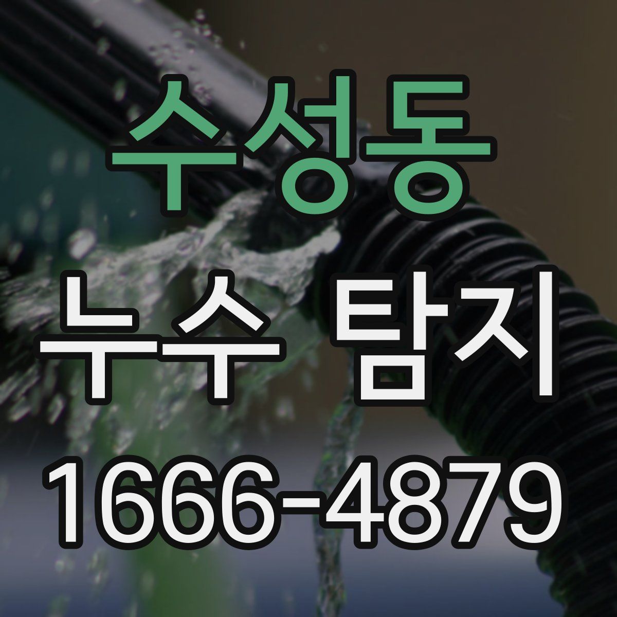 수성동 누수 탐지