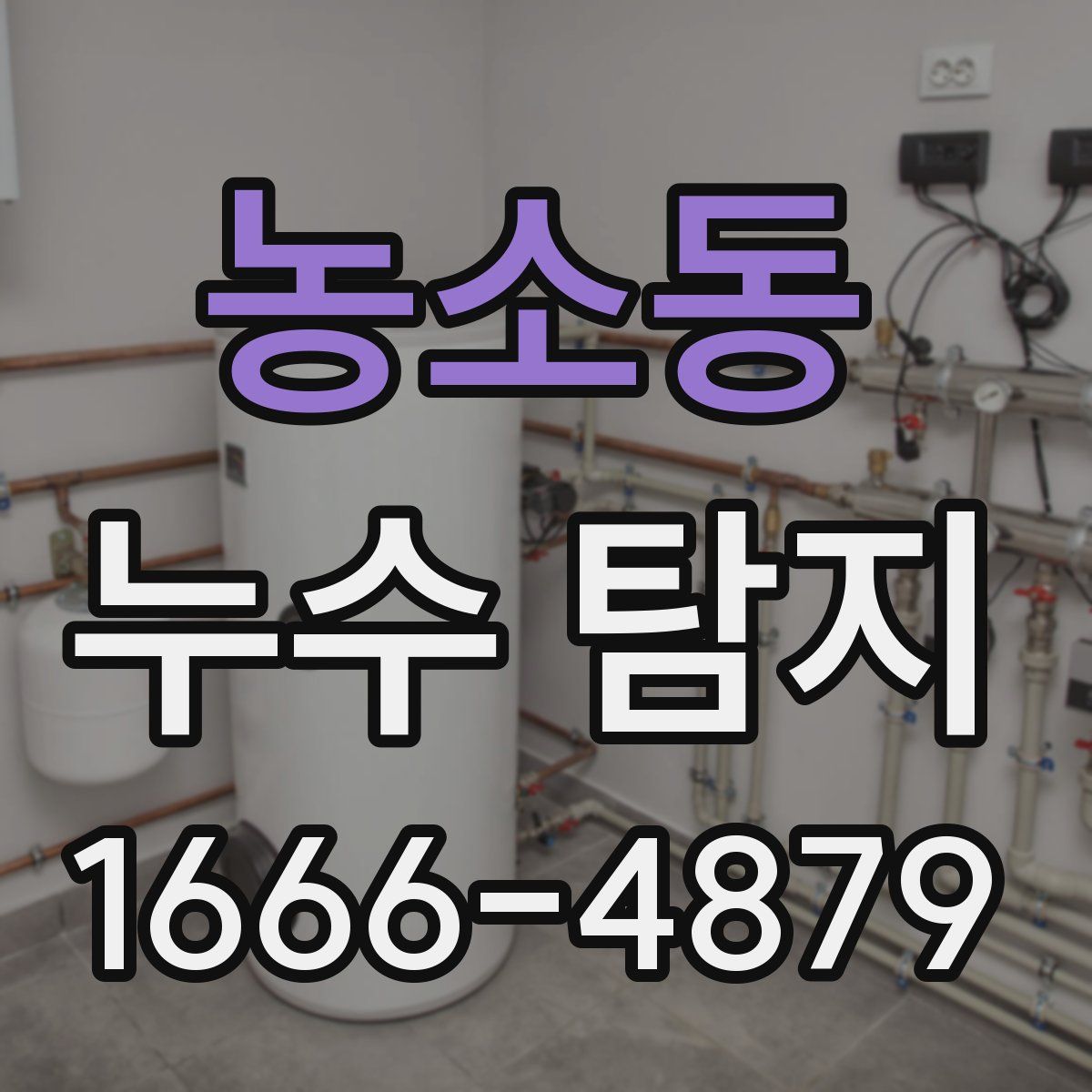 농소동 누수 탐지