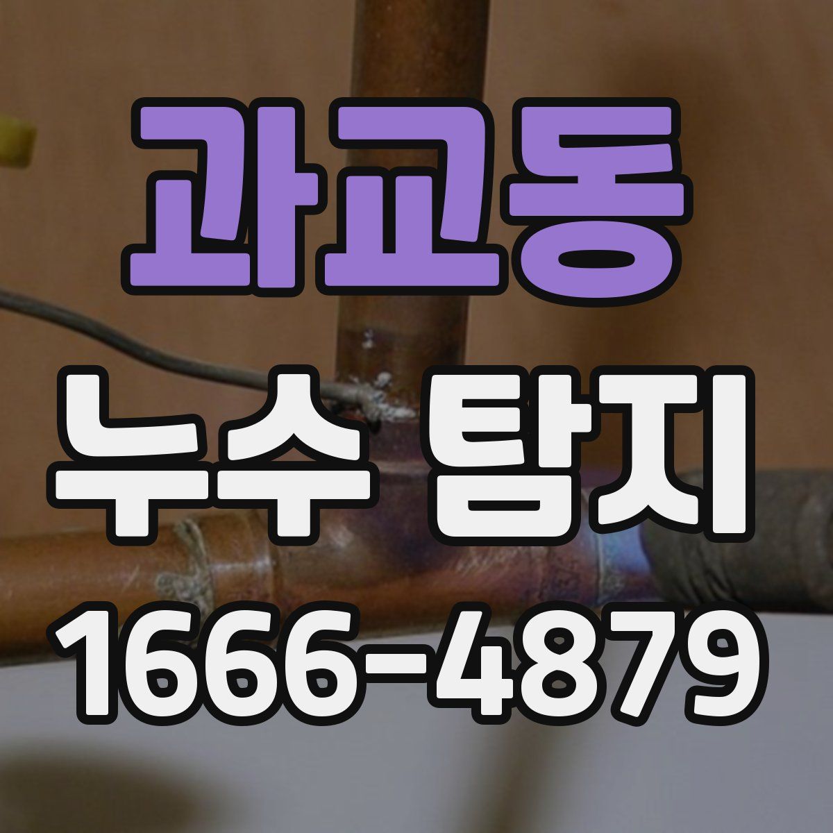 과교동 누수 탐지