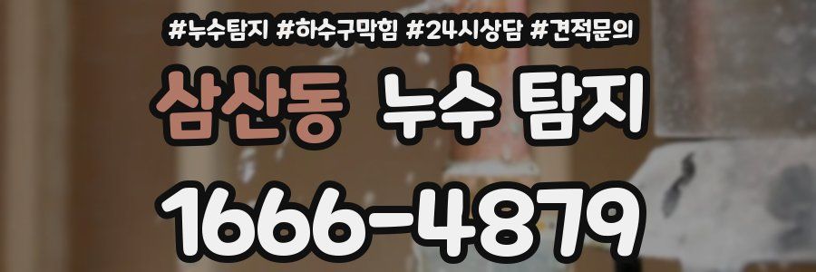 삼산동 누수 탐지