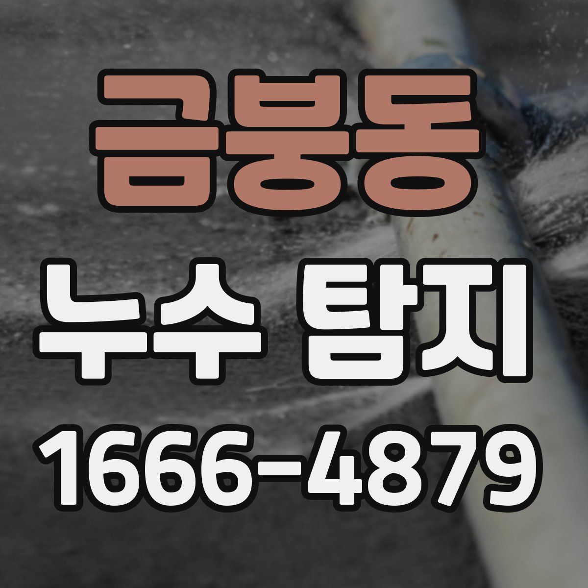 금붕동 누수 탐지