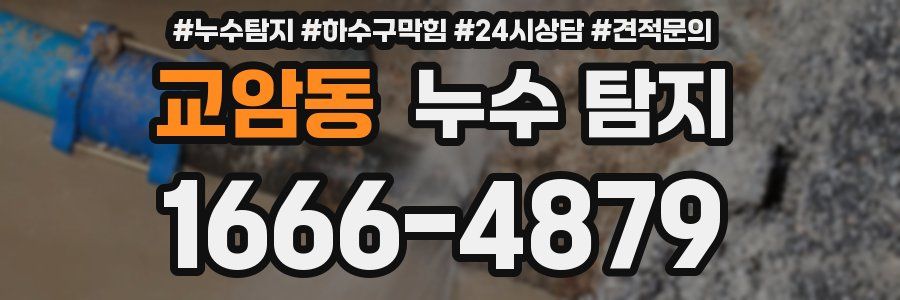 교암동 누수 탐지
