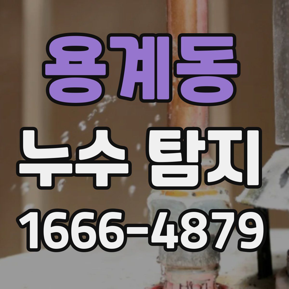 용계동 누수 탐지