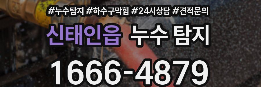 신태인읍 누수 탐지