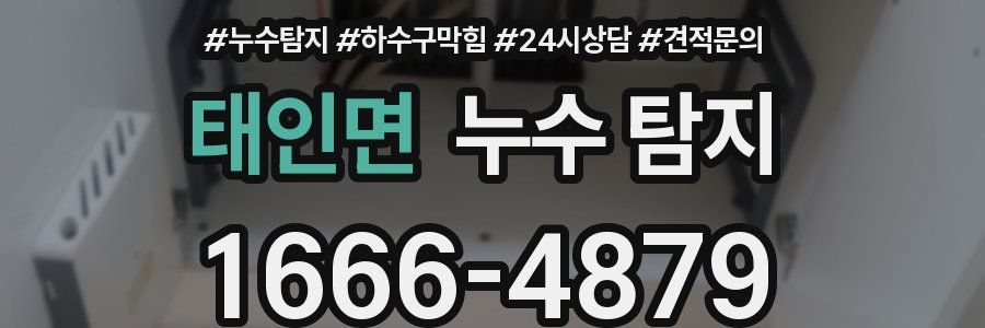 태인면 누수 탐지