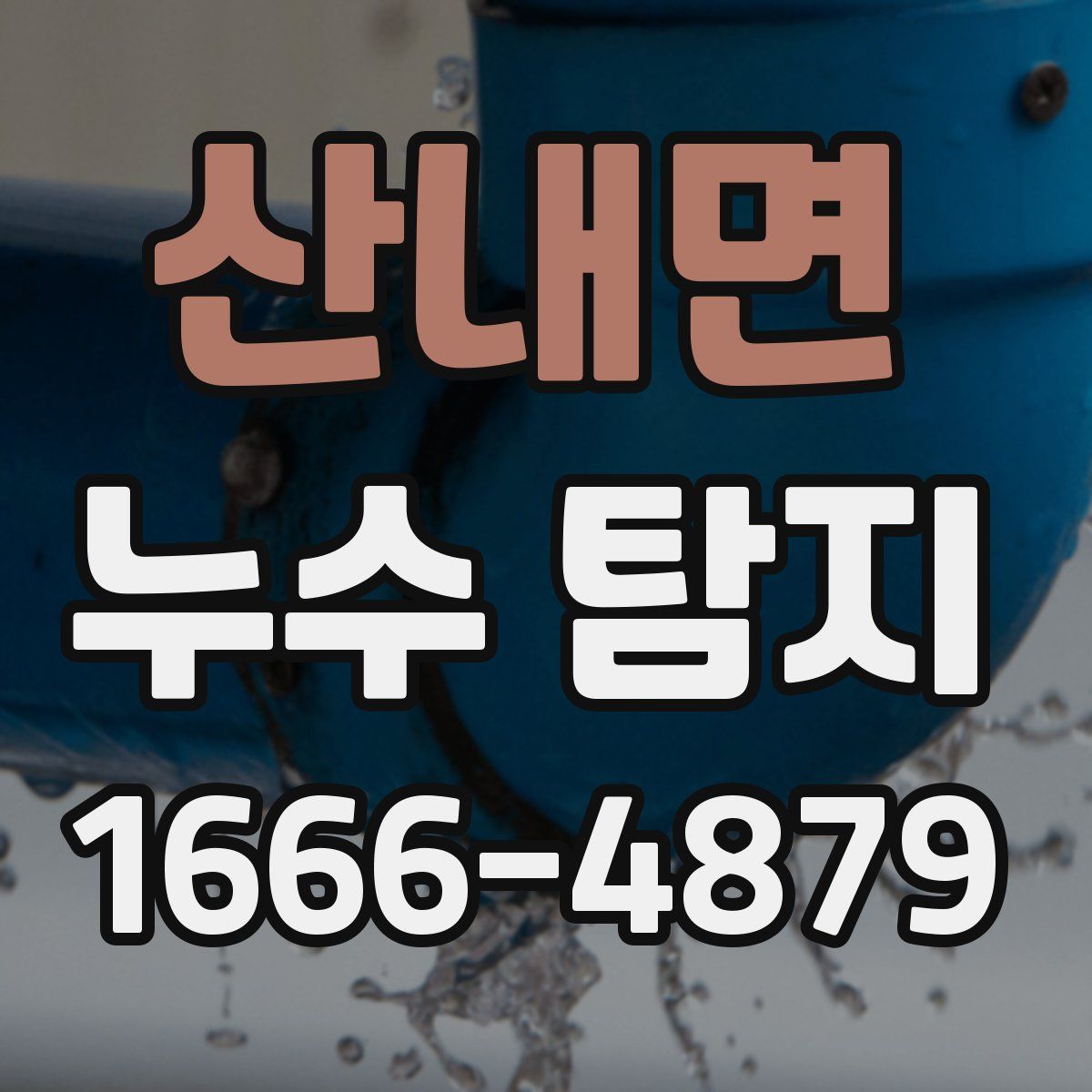 산내면 누수 탐지