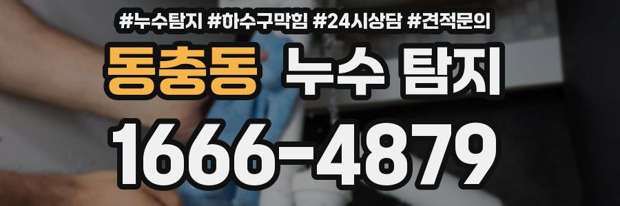 동충동 누수 탐지