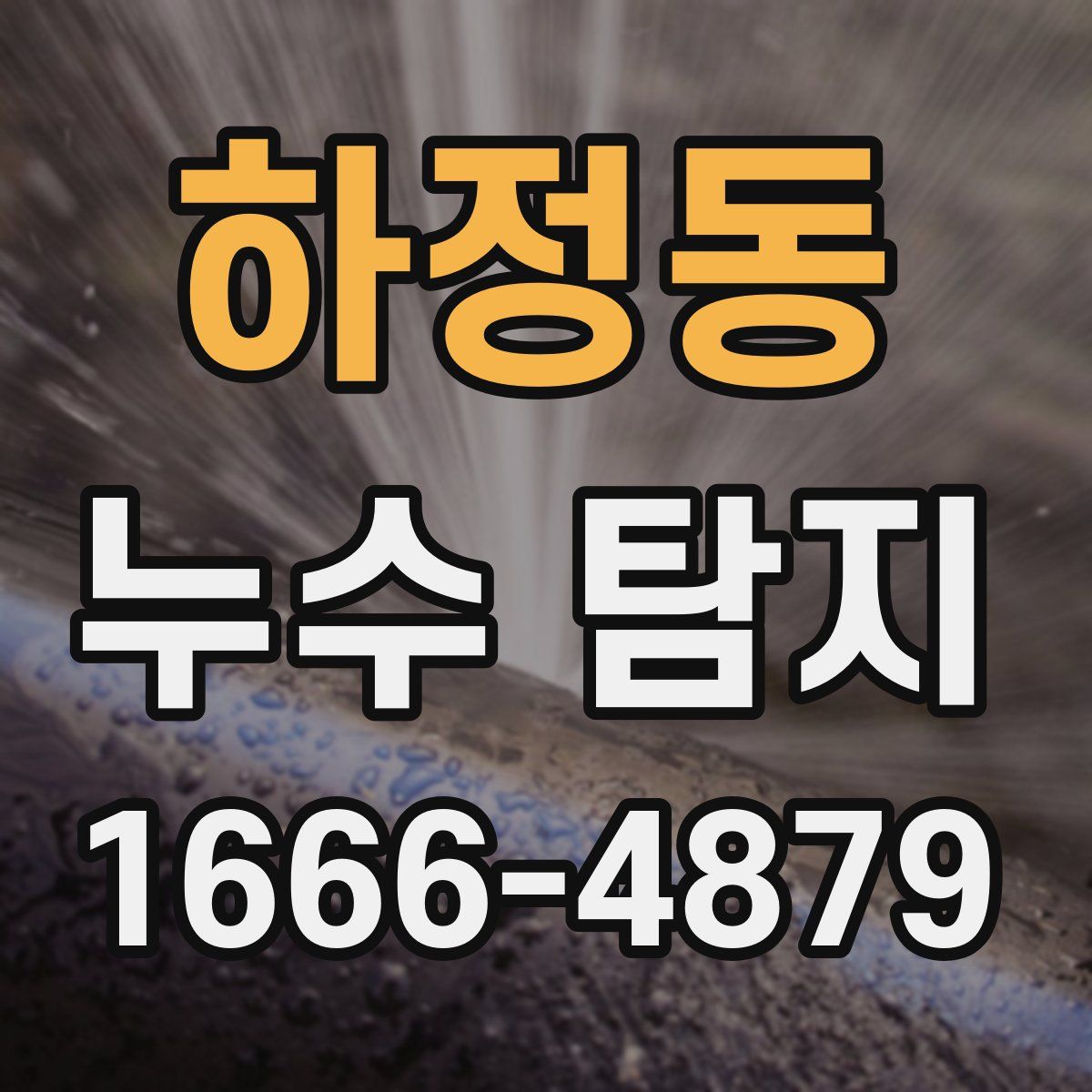 하정동 누수 탐지