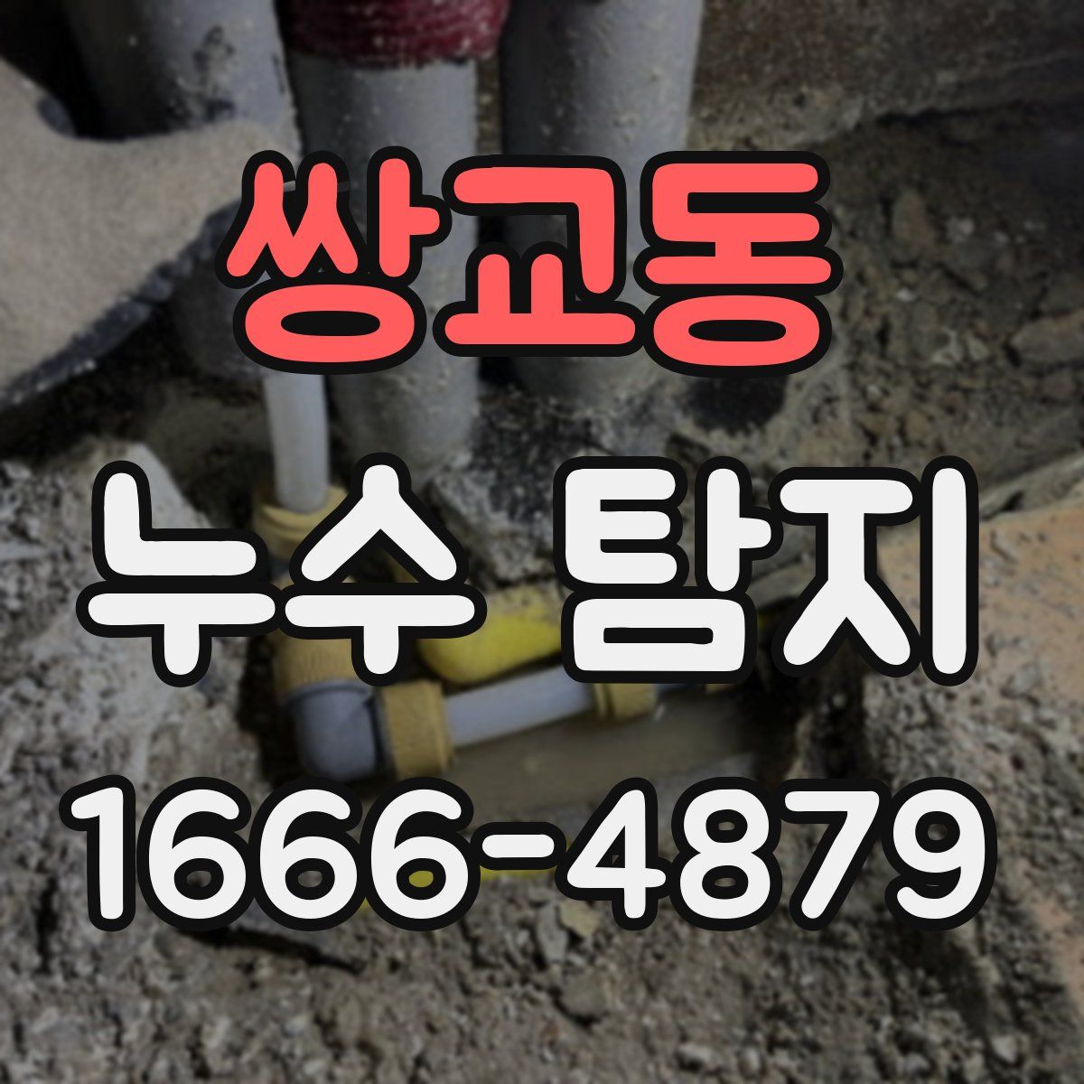 쌍교동 누수 탐지