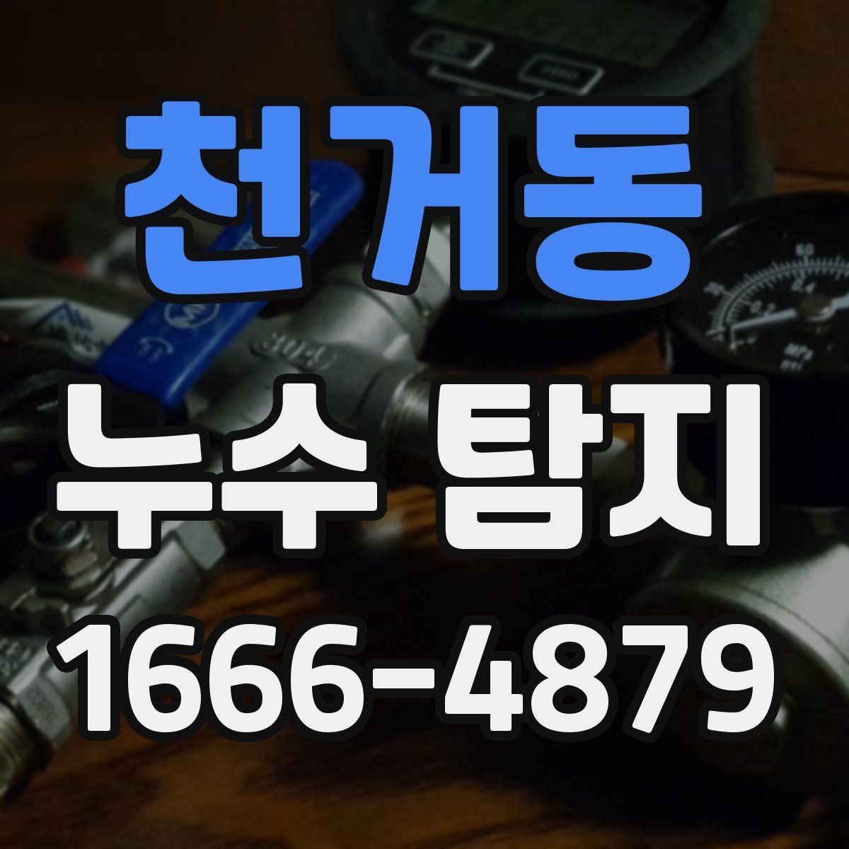 천거동 누수 탐지