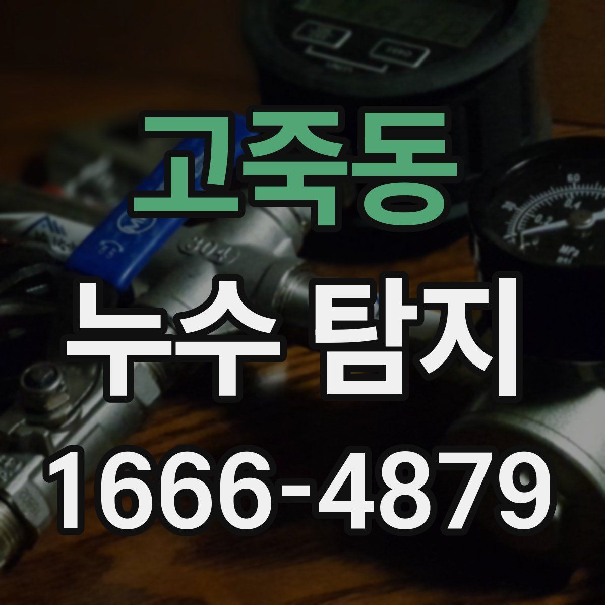 고죽동 누수 탐지