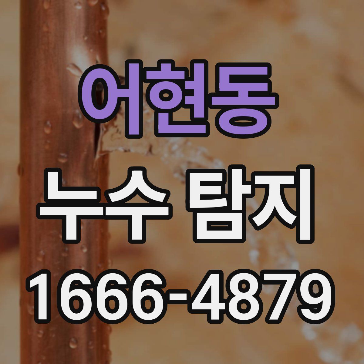 어현동 누수 탐지