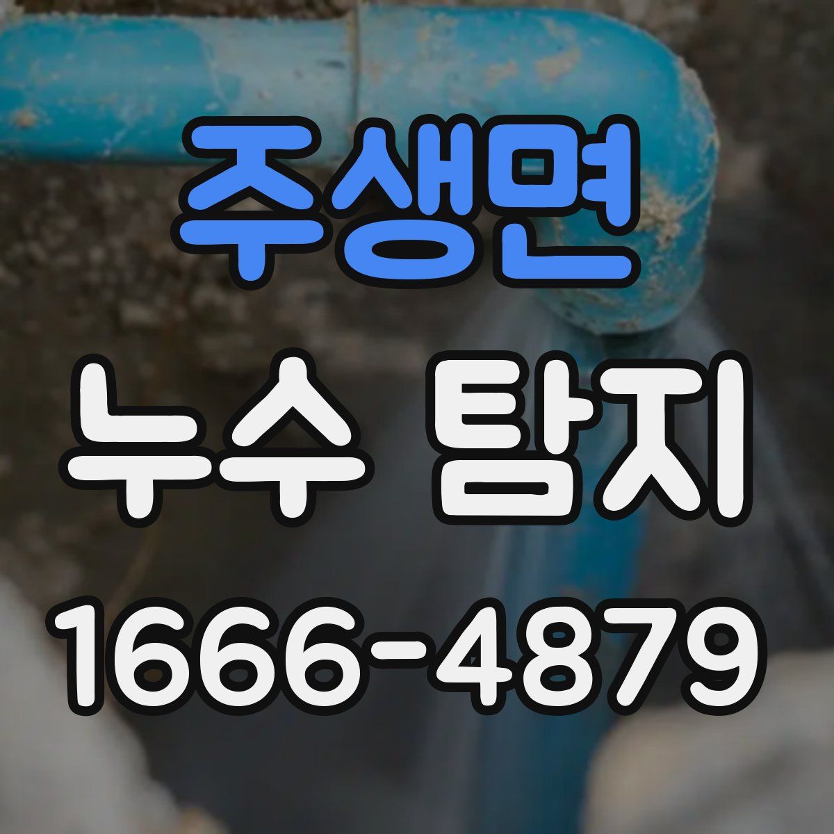 주생면 누수 탐지