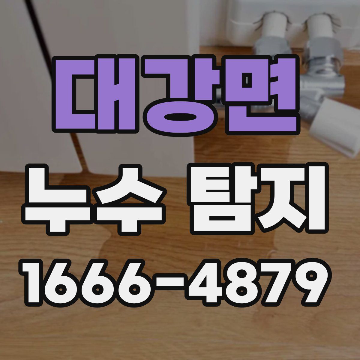 대강면 누수 탐지