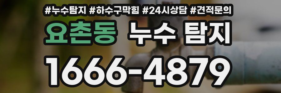 요촌동 누수 탐지
