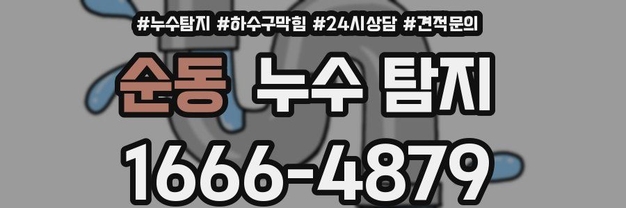 순동 누수 탐지