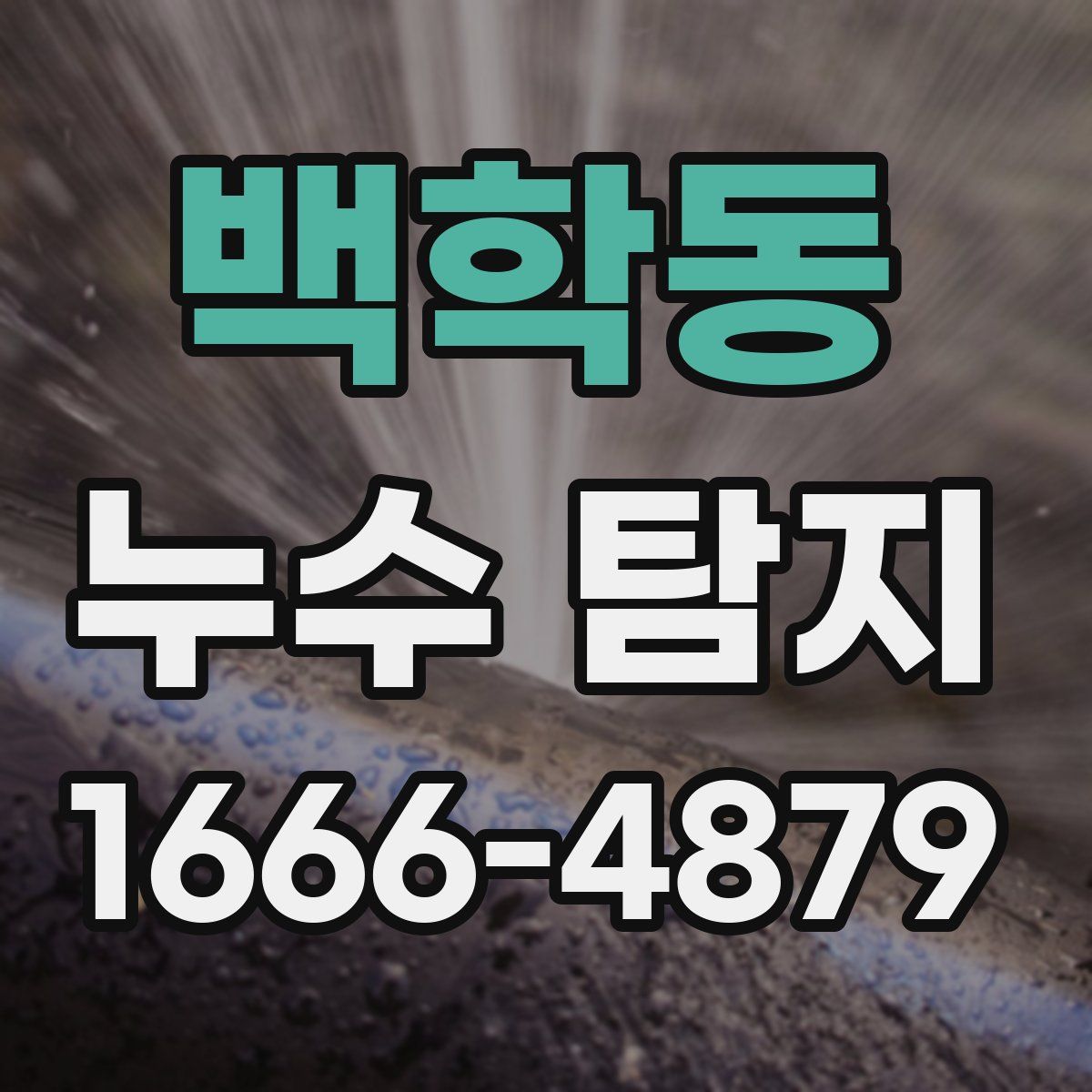 백학동 누수 탐지