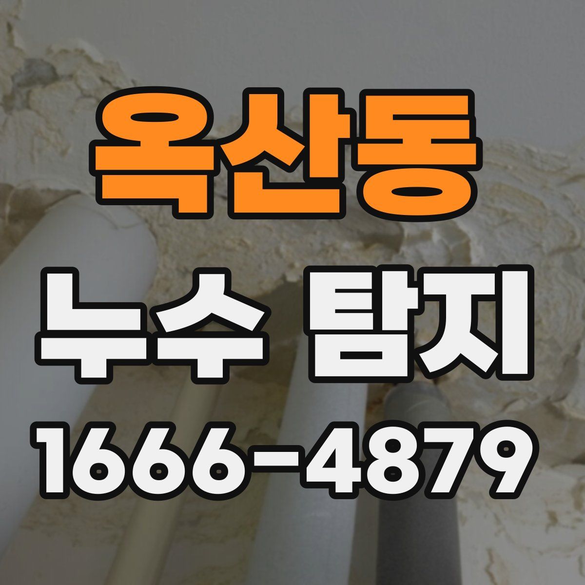 옥산동 누수 탐지