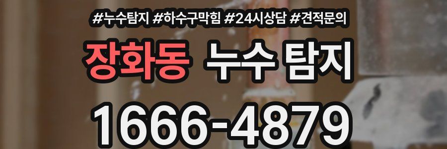 장화동 누수 탐지