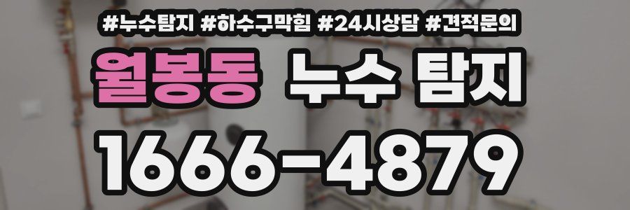 월봉동 누수 탐지