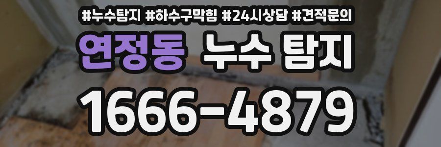 연정동 누수 탐지