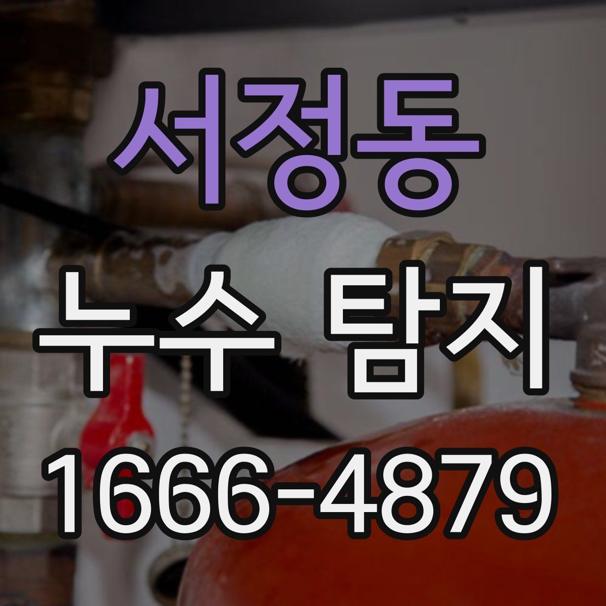 서정동 누수 탐지