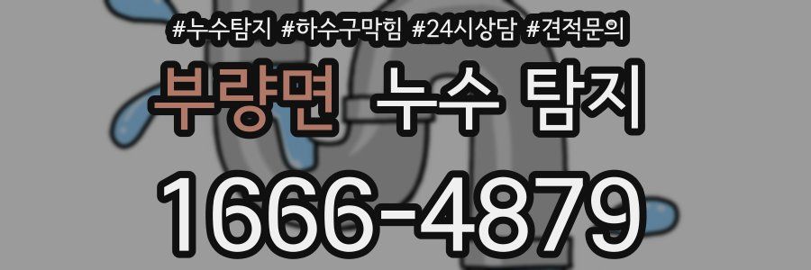 부량면 누수 탐지