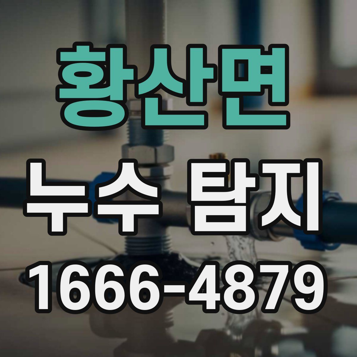 황산면 누수 탐지
