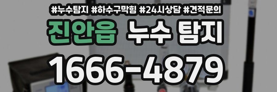 진안읍 누수 탐지