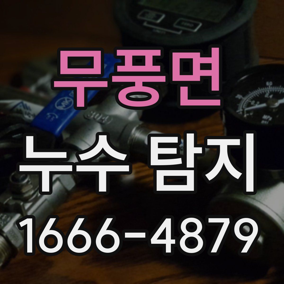 무풍면 누수 탐지