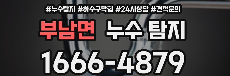 부남면 누수 탐지