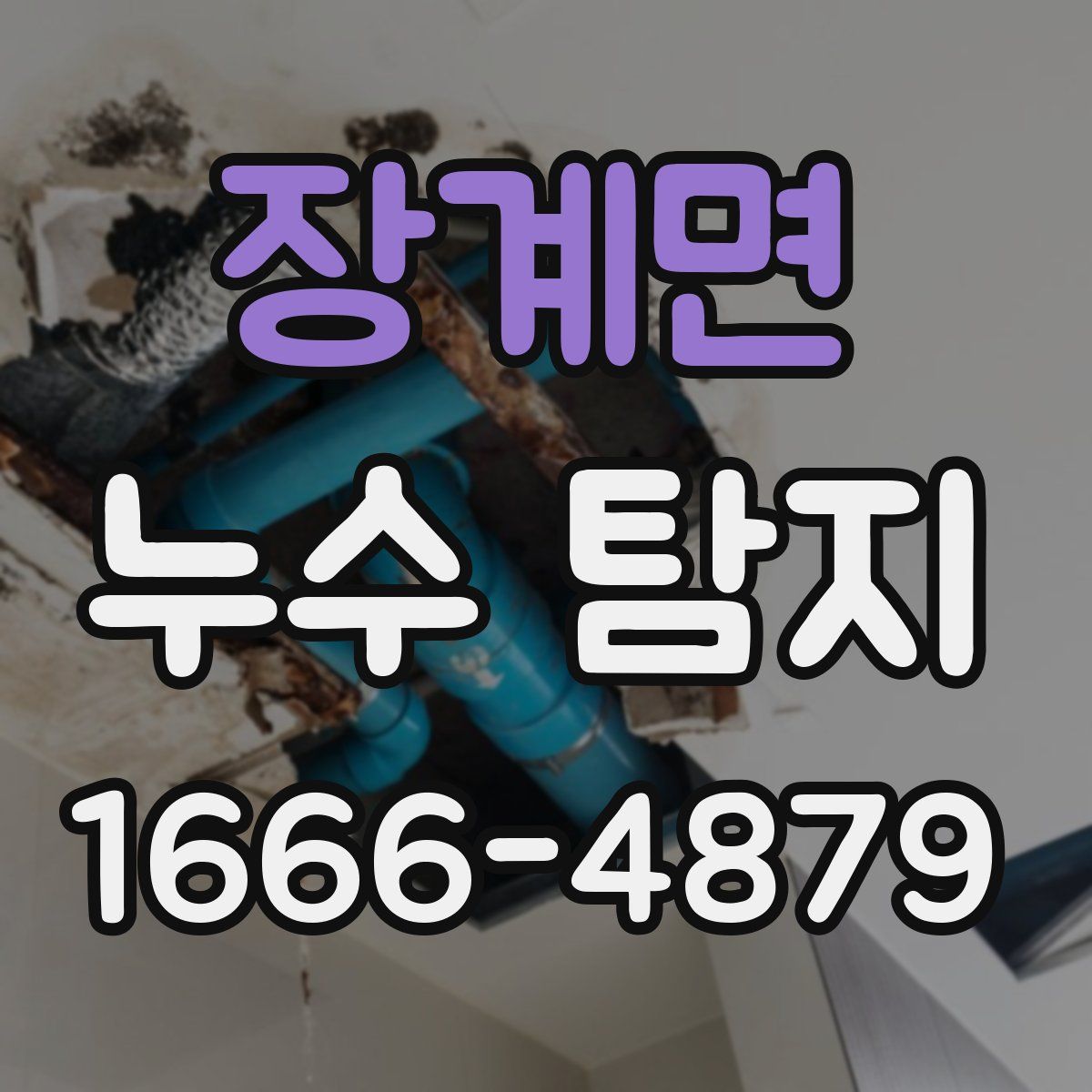 장계면 누수 탐지