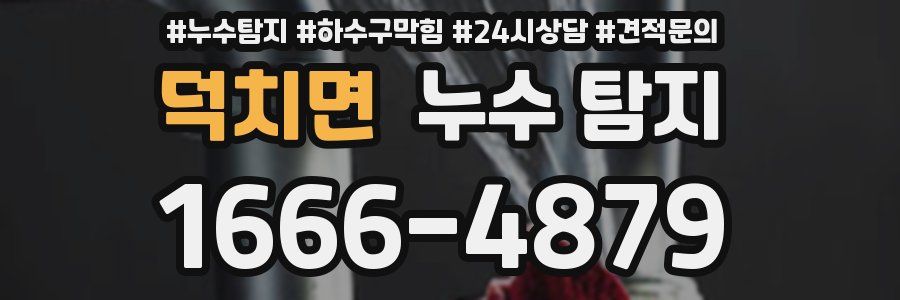 덕치면 누수 탐지