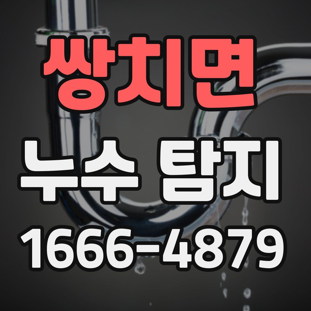 쌍치면 누수 탐지
