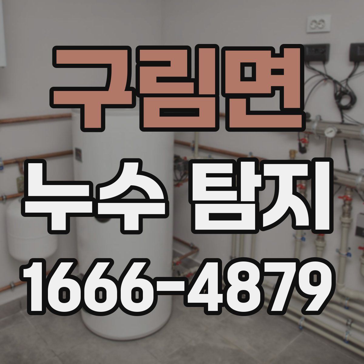 구림면 누수 탐지