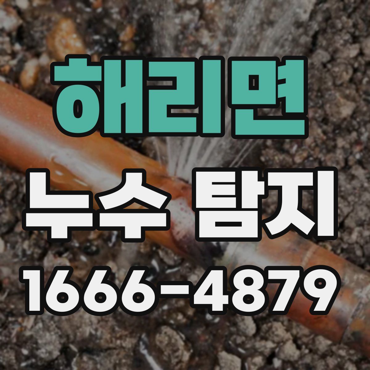해리면 누수 탐지