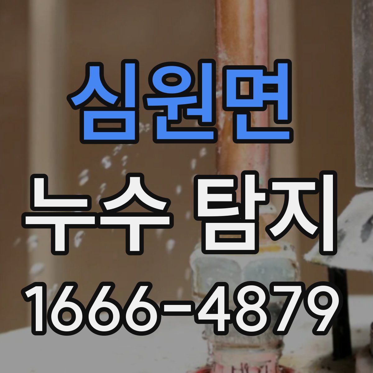 심원면 누수 탐지