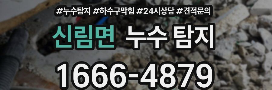 신림면 누수 탐지