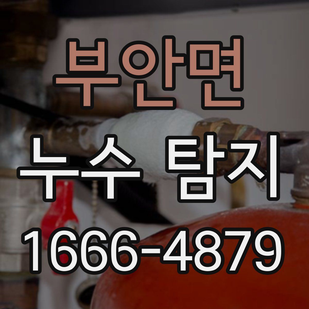 부안면 누수 탐지