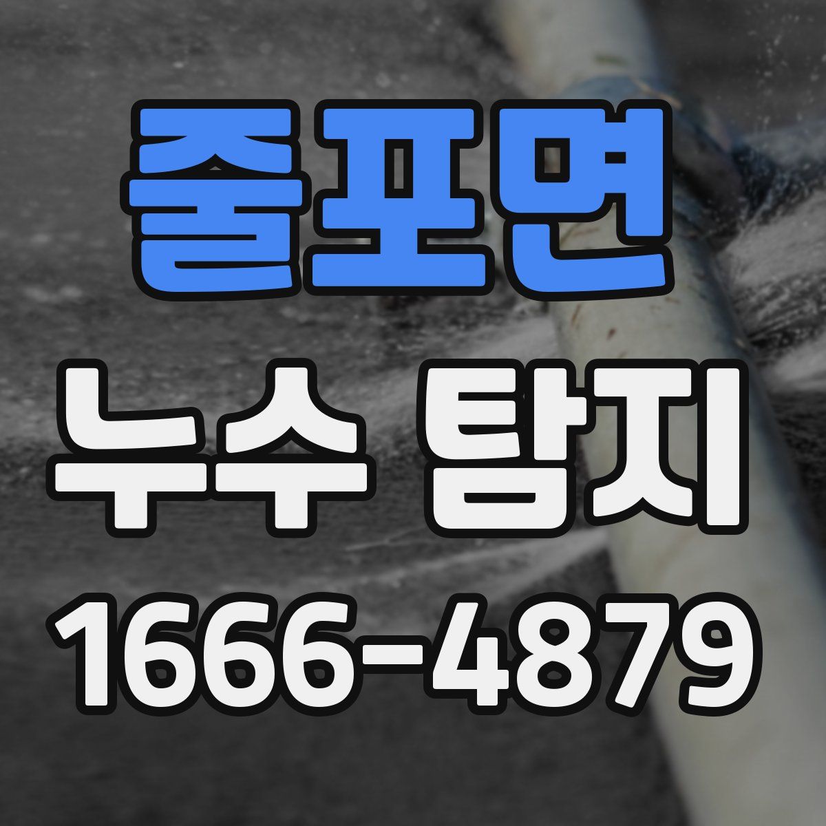 줄포면 누수 탐지