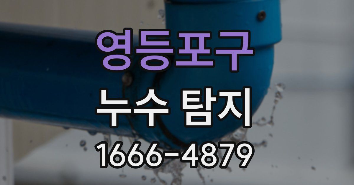 영등포구 누수 탐지