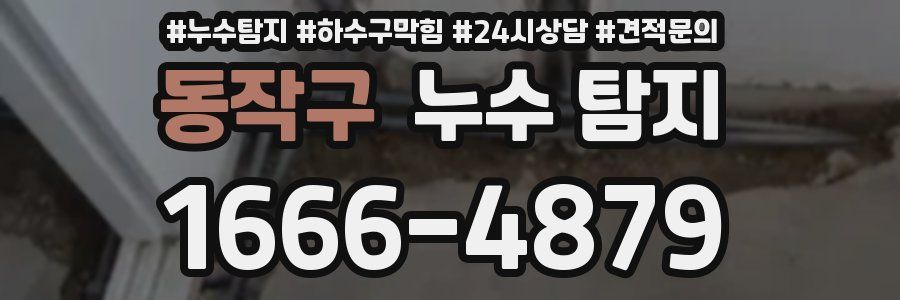 동작구 누수 탐지
