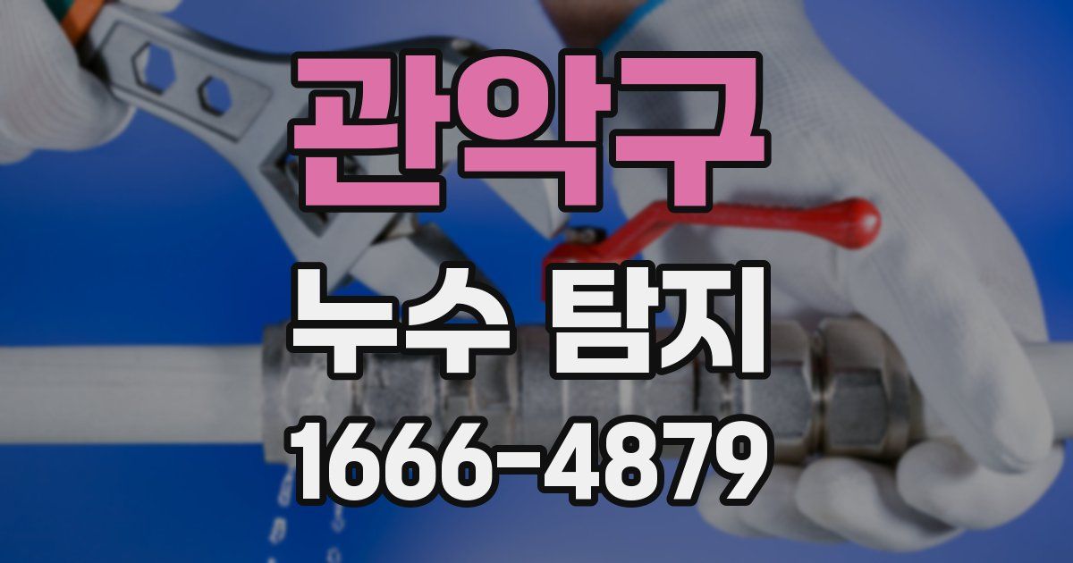 관악구 누수 탐지
